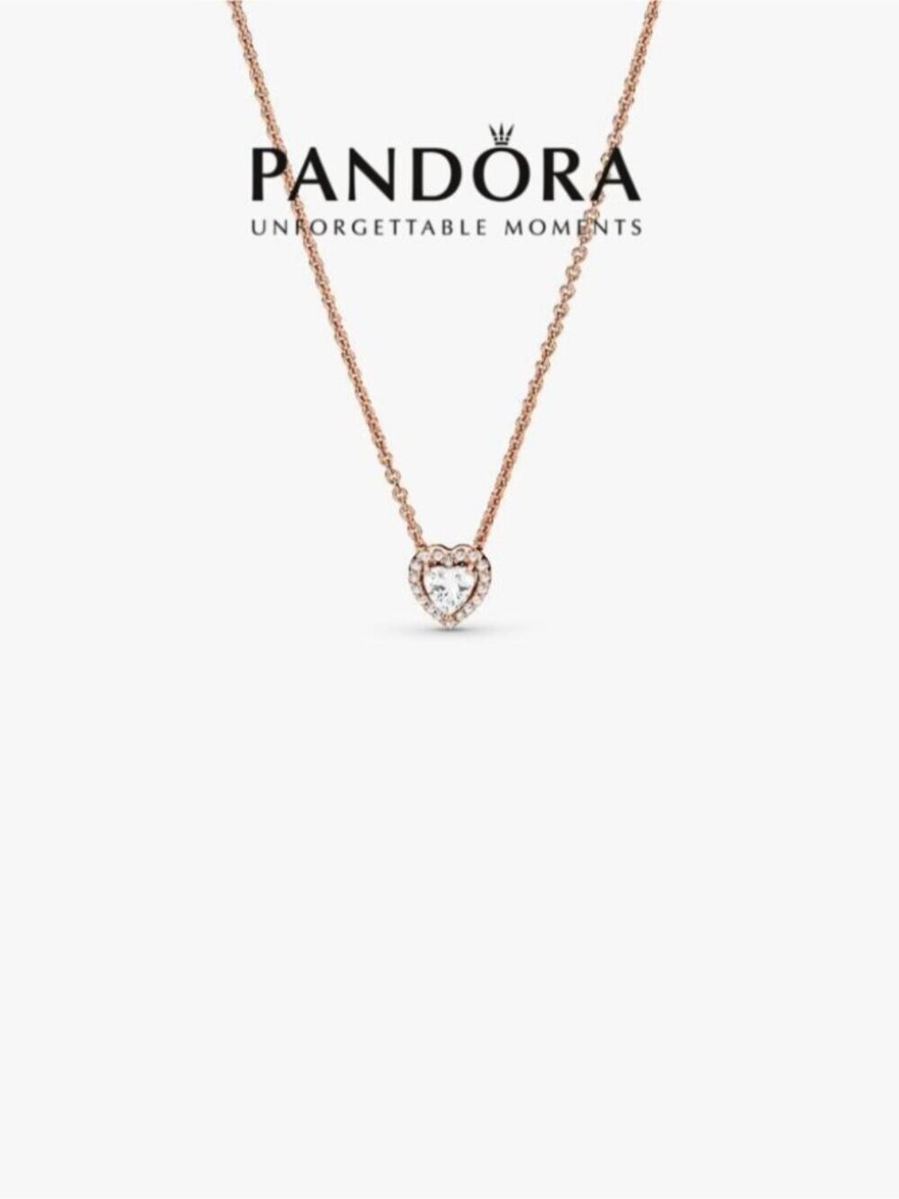 Pandora Sparkling Heart Collier Necklace